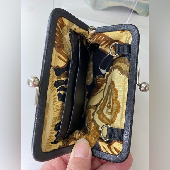 Brighton Black Leather Coin Clutch - Picture 7 of 8